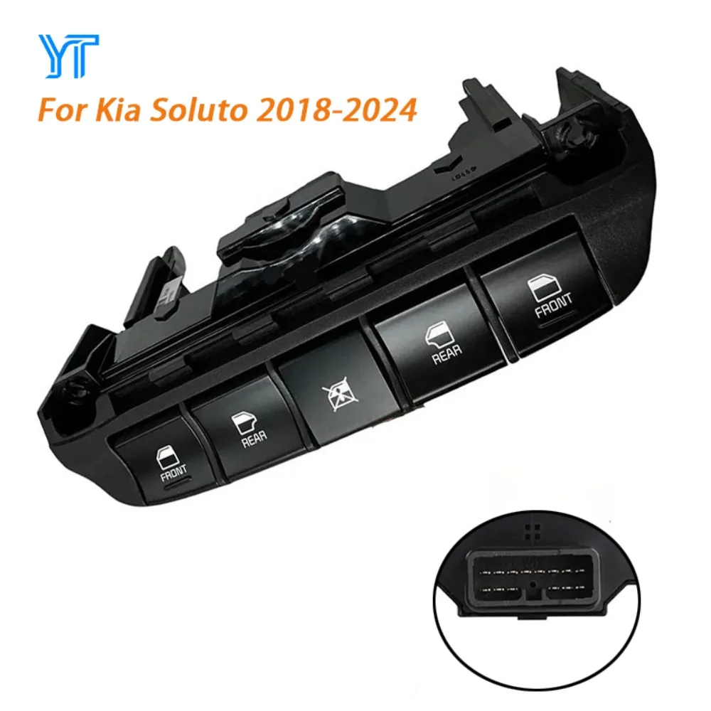For Kia Soluto 2018 2019 2020 2021 2022 2023 2024 Electric Power Window Control Switch Door Glass Lifter Button Car Accessories