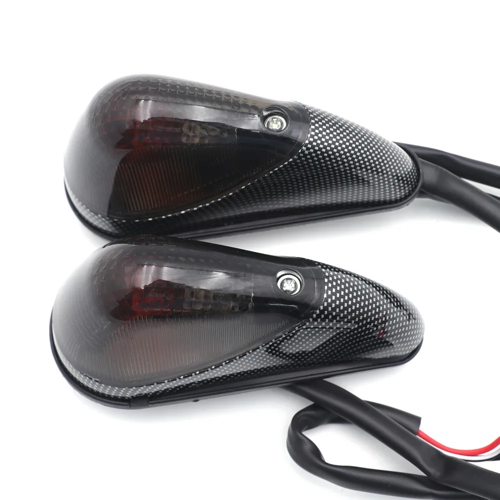 Motorcycle Euro LED Flush Mount Turn Signal for Kawasaki Ninja EX 250 Yamaha YZF-R6S Smoke