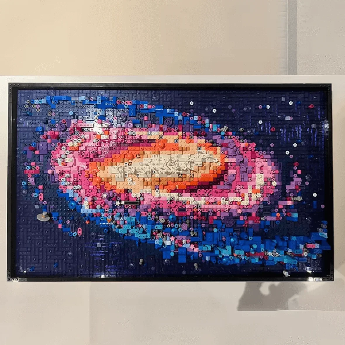 3091pcs Moc 31212 The Milky Way Galaxy 3D Art Mural Building Blocks Sets Diy Creative Decorate Bricks Toys Kids Educational Gift