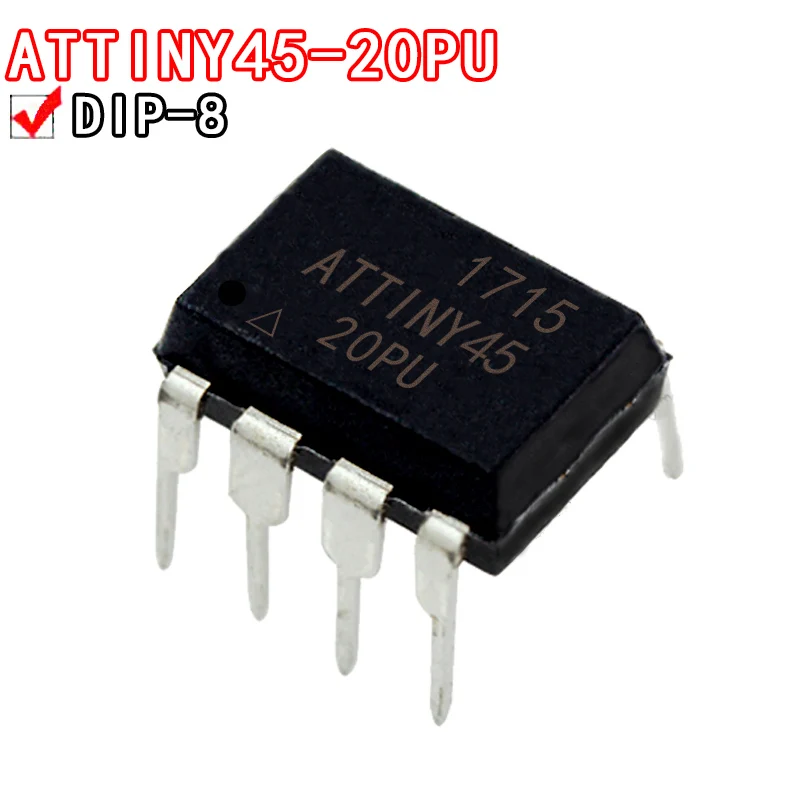 1PCS ATTINY45-20PU ATTINY13A-PU  ATTINY13A  ATTINY45 DIP-8 45-20PU 13A-PU DIP8