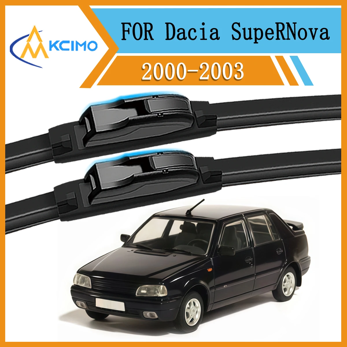 

Complete Set Wiper Blades Replacement For Dacia SupeRNova 2000-2003 Front Pair All Season Windshield Wipers Durable Noiseless
