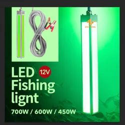 2026 New Arrival 12V 220V 450W 600W 700W fishing lights under water light for led underwater fishing light