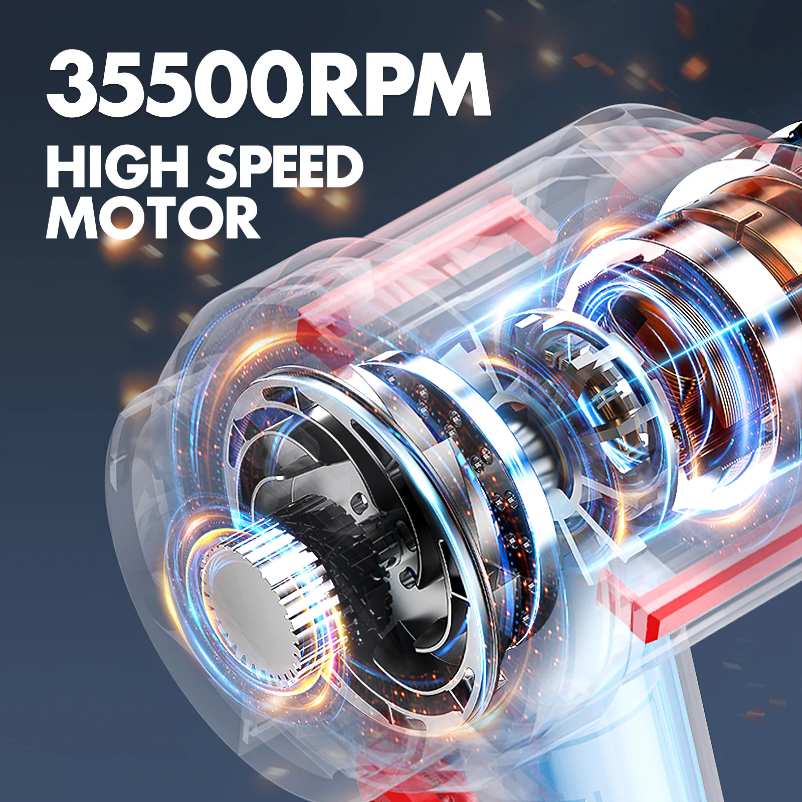 

1 set Handheld Vacuum Cleaner Cordless 4000Mah Electric Air Duster Wireless Portable Dust Collector For Computer Keyboard Car