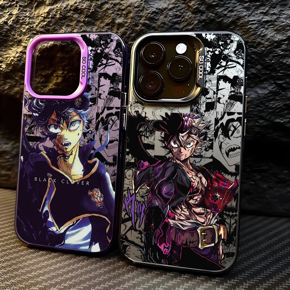 ブラックアニメ ブラッククローバーズ スマホケース Xiaomi Redmi Note 7 8 9 9S 10 11 12 13 14 Pro Plus 4G 5G 耐衝撃 マットバックカバー