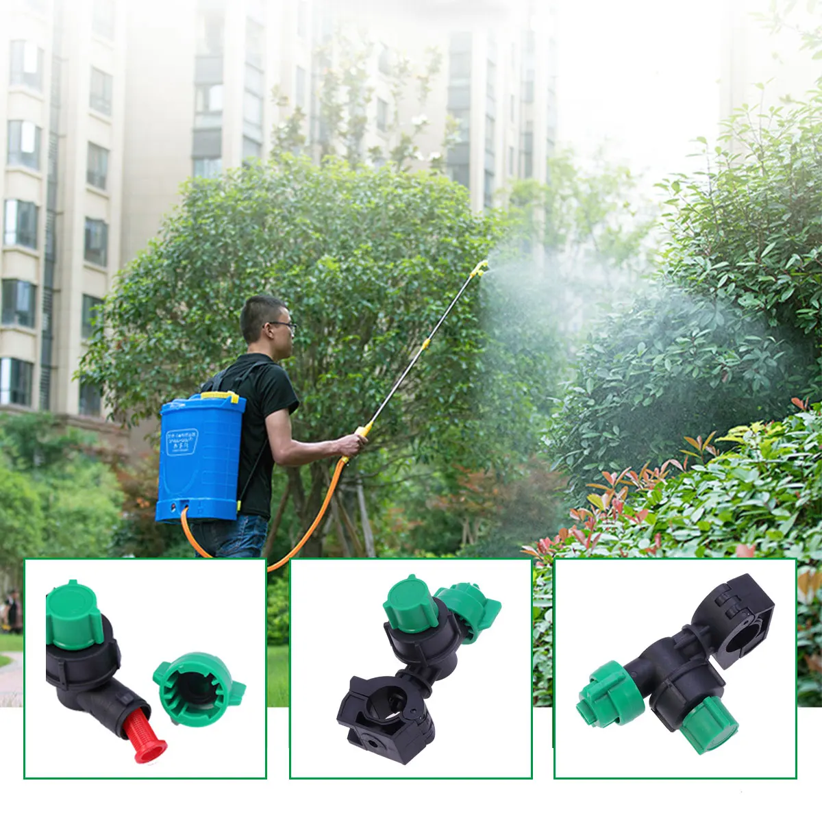 

Garden Hose Nozzle Sprayer Accessories Watering Pipe Clamp Durable Plastic Agricultural Machinery Fit Tube Connect Perfectly