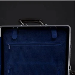 Beroemde Aluminium Koffer Boetiek Zakelijke Universele Wiel Grote Capaciteit Trolley Case Luxe Bagage Aluminium Designer Bagage