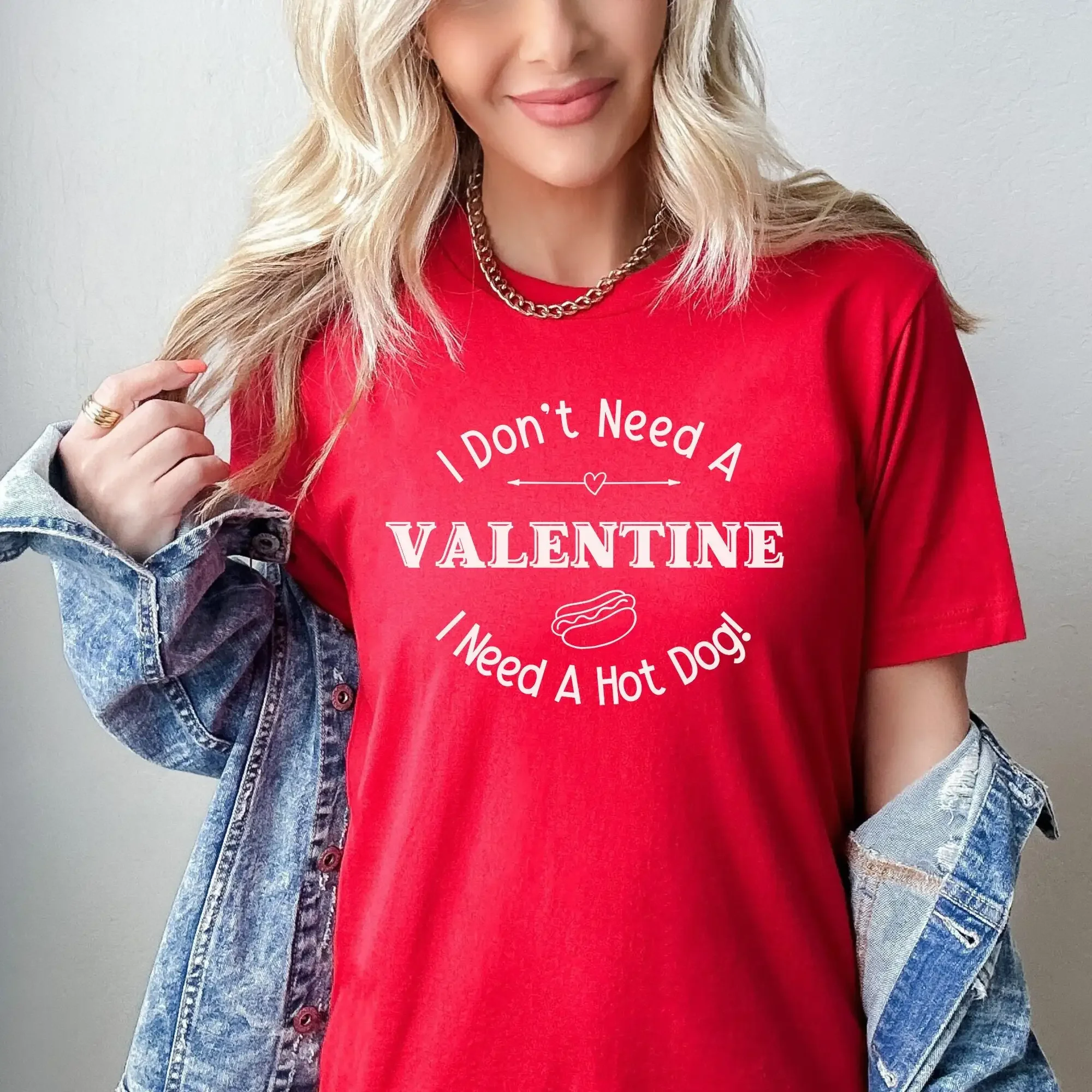Valentine s Day Hot Dog T Shirt Lover Anti Valentines Singles Funny Galentines
