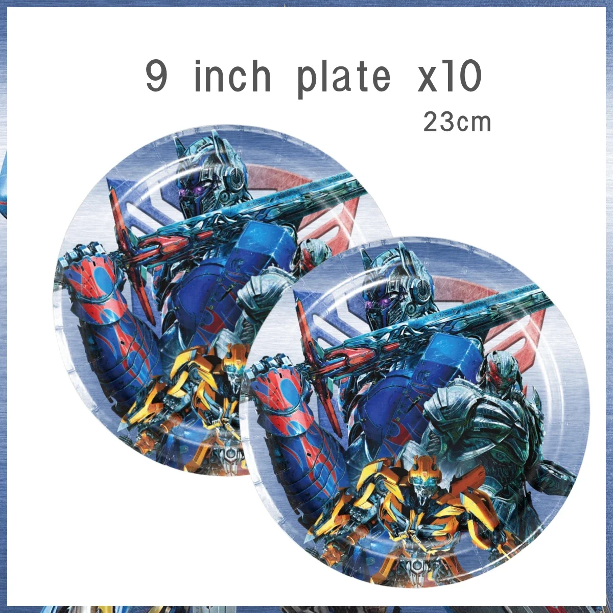 Transformation Geburtstag Party Dekoration Platten Tischdecke Form Verschiebung Roboter Ballon Hintergrund Baby Dusche Kinder Party Liefert – Detail 14