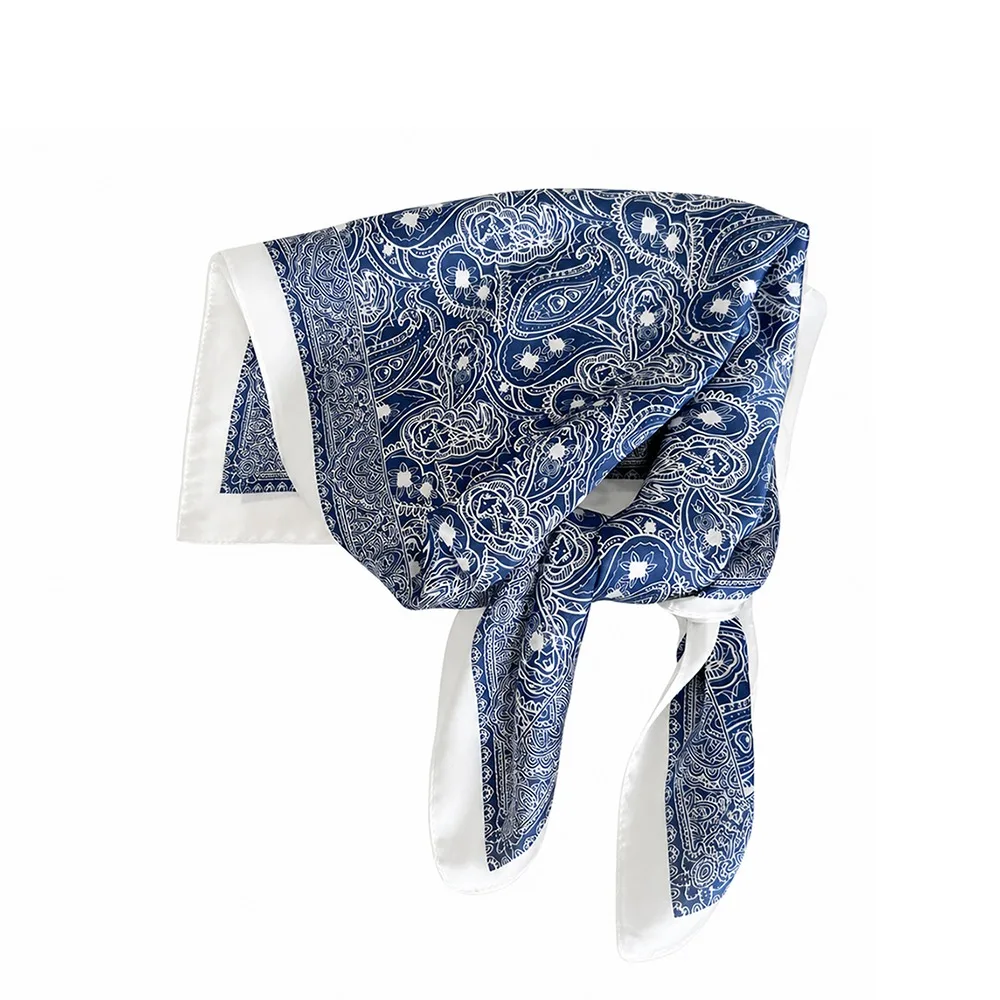Fashion Paisley Pattern Waist Scarf Soft Texture All Match Paisley Scarf Lightweight Versatile Skirt Scarfs Outfit Matching