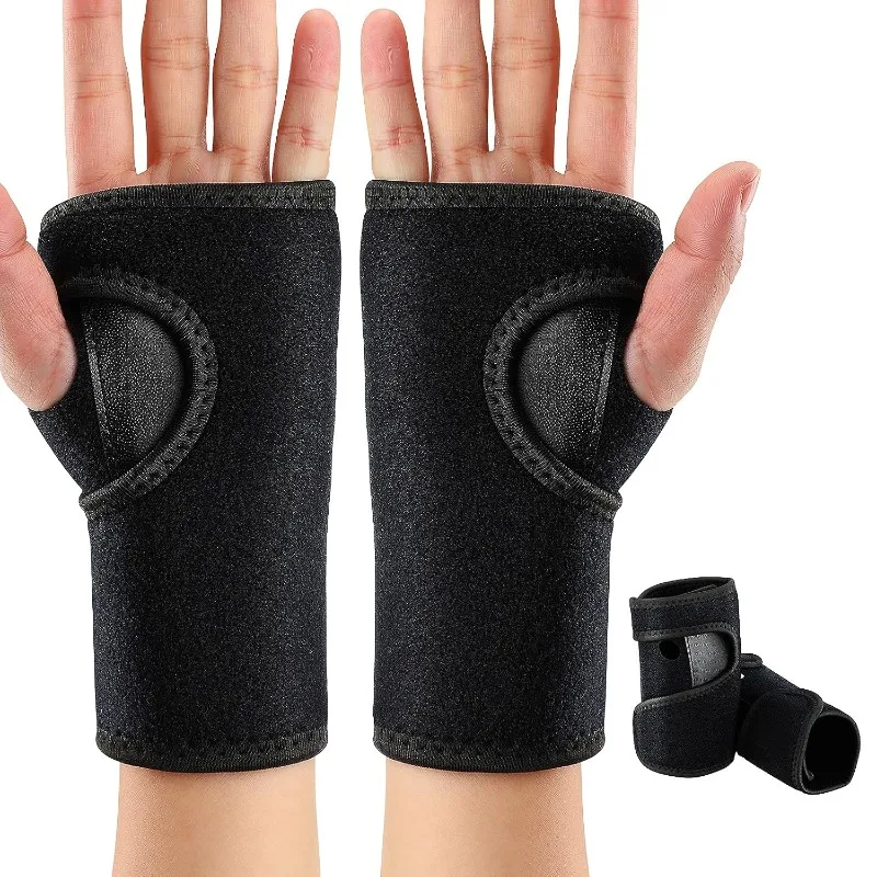 1Pair Wrist Splint,Carpal Tunnel,Tendonitis and Cushioned Arthritis to Help with Carpal Tunnel and Relieve and Treat Wrist Pain