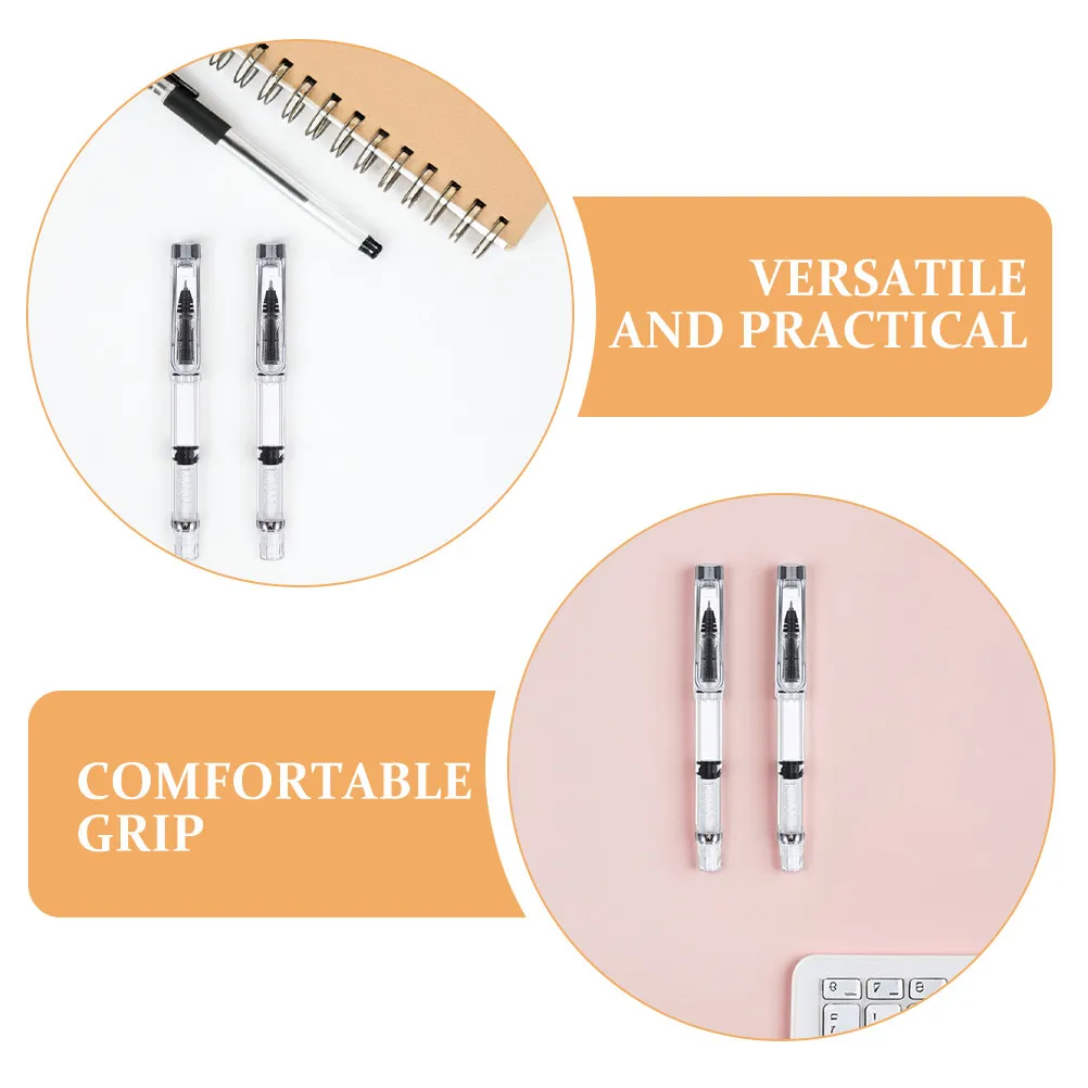 3Pcs Refillable Fine Point Gel Writing Pens Elegant Design No Ink Included Versatile Use for Counters Shops Writing Note Taking
