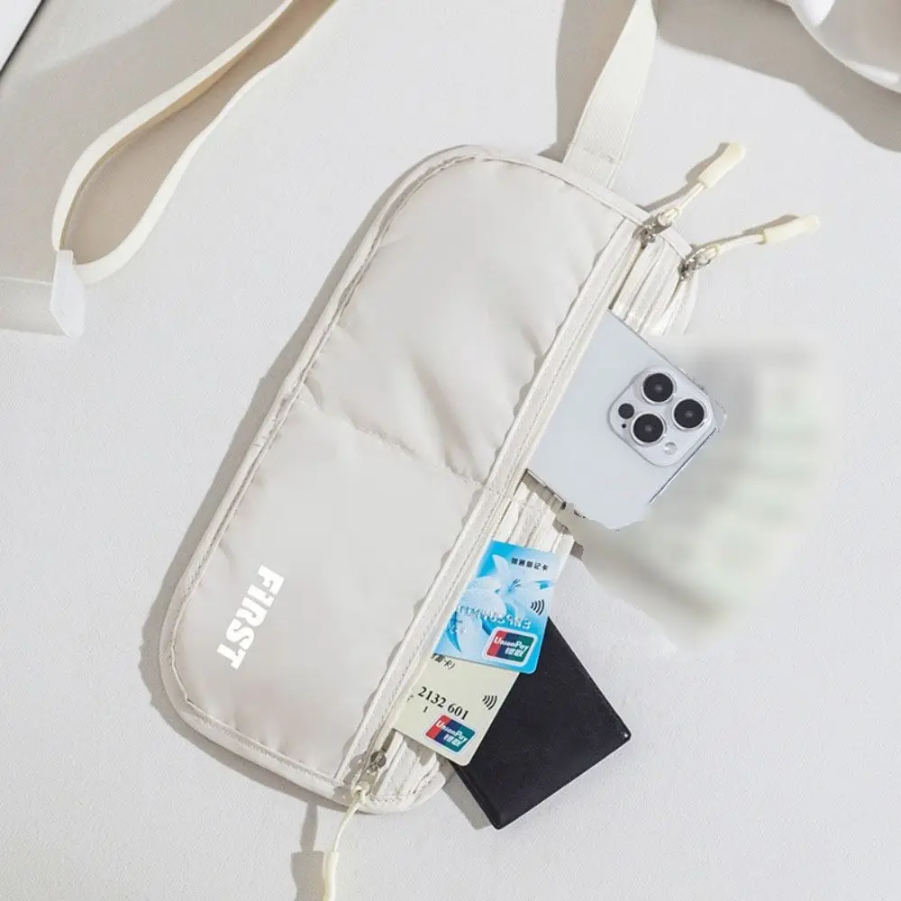 

Light Invisible Sports Waist Bag Large Capacity Anti-theft Men Belt Pouch Breathable Zippered Security Wallet for Passport