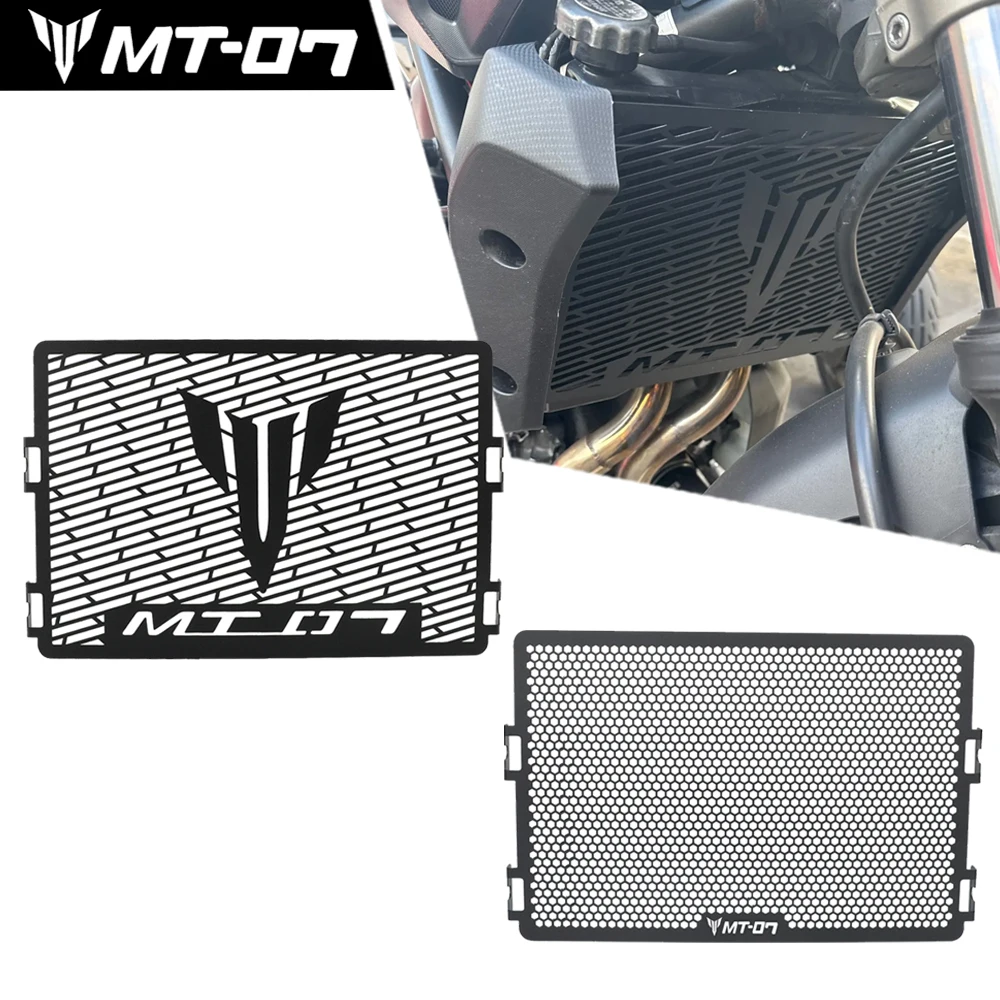 

2024 Motorcycle Accessories Radiator Guard Grille Cover Protector Cooler Protection For YAMAHA MT07 MT-07 FZ-07 FZ07 2014-2023