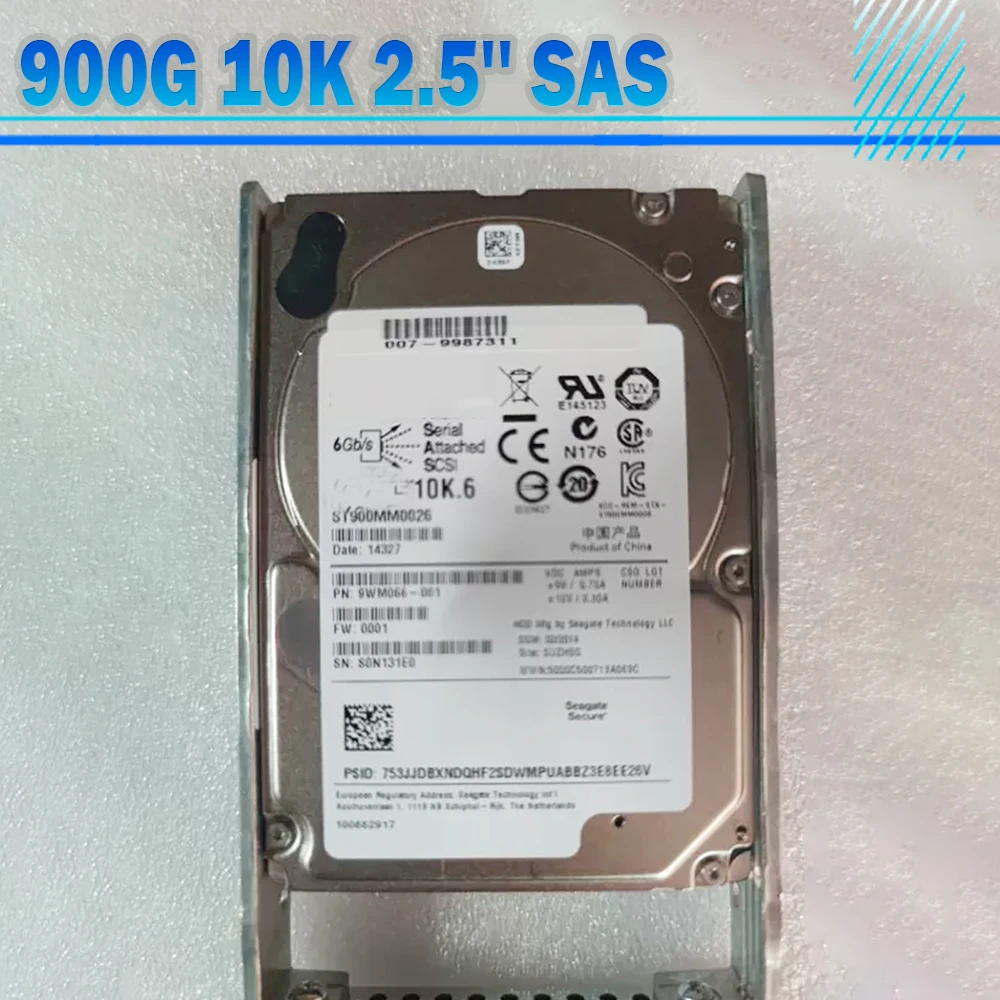 

007-9987311 900G 10K 2.5'' SAS ST900MM0026 9WM066 Hard Disk For NetApp HDD