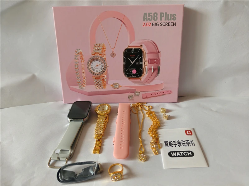 Recensione Completa del Smartwatch A58 Plus: Il Miglior Orologio Smart per Donna con Bracciale Dorato e Funzionalità Avanzate