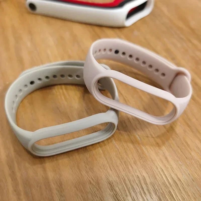 2PCS Watchbands for Xiaomi Mi Band 7 bracelet Miband 5 6 NFC Replacement Wristband Sport Silicone correa mi band 7 6 3 4 5 strap image 3