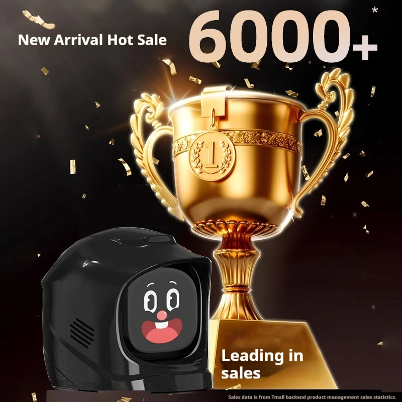 Mangogo Intelligent Car Mounted Electronic Pet Toy Ornaments With Facia Expressions Trendy Vehicle Companion Decorations For Kid