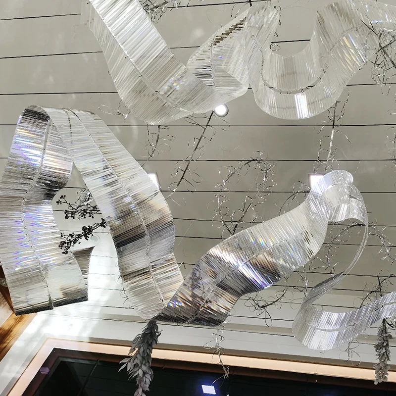 

Алмазный кристалл, мигающая лента, украшения для свадебной вечеринки, украшения для дома, отеля, ресторана, сцены, потолка, сделай сам, подвесные украшения, реквизит