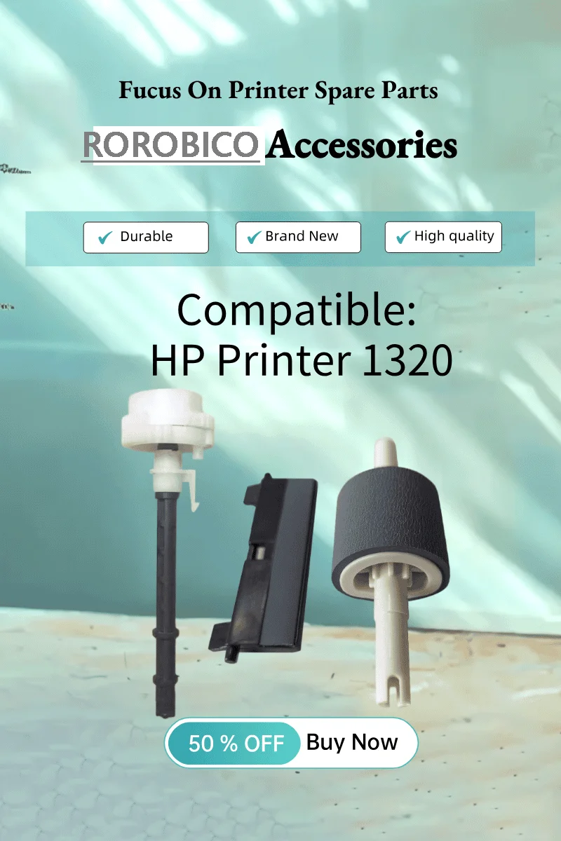 

Pickup Roller RL1-0540-000 Pick UP Roller + RM1-1298-000 Separation Pad for HP 1320 1160 3390 3392 2015 P2015 Printers Parts