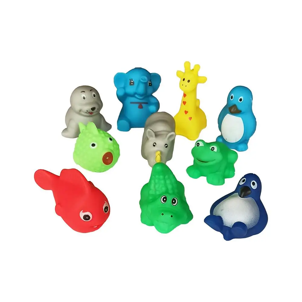 Bath toy cute animals 10 pcs