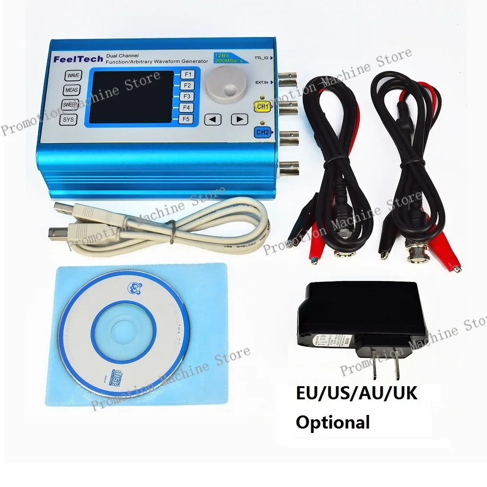 FY2300 12MHz 20MHz DDS Function Signal Generator Arbitrary Waveform Dual Channel Sine Wave Frequency Multifunctional 200MSa/s