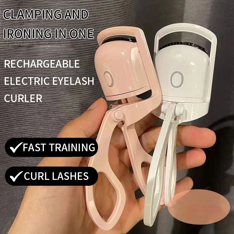 

Pink and white electric perm fast heating portable eyelash device electric eyelash clip