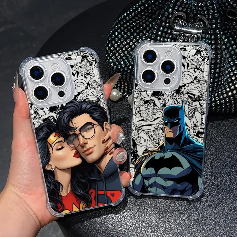 Anime B-BatS S-Supers Phone Case For Samsung Galaxy S26 S25 S24 S23 S22 S21 S20 Edge FE Ultra Plus 4G 5G Anti Fall Clear Cover