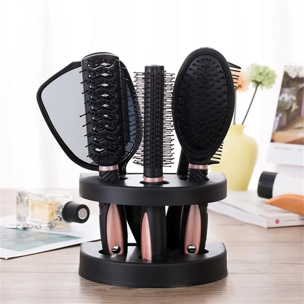 

5Pcs Wet/Dry Curly Grooming Styling Hair Comb Brush Hair Washing Cleaning ABS Scalp Massager Hair Comb Set