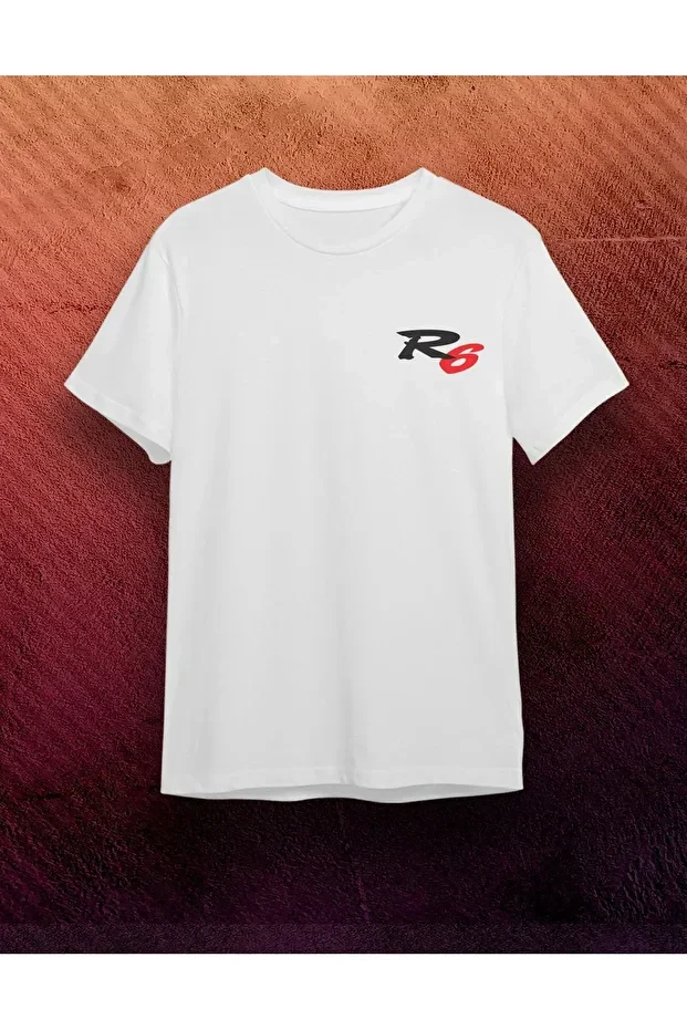 تي شيرت KRA Yamaha Yzf R6 بتصميم دراجة نارية مطبوع تي شيرت رجالي لراكبي الدراجات النارية #2