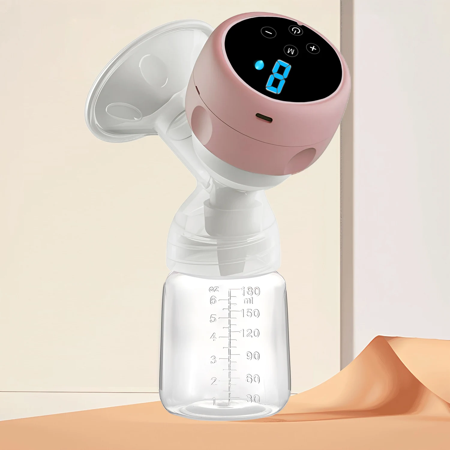 Portable Breast Pump Electric Intelligent Integrated High Suction Breast Pump Breast Milk Postpartum Fortable Painless Silent