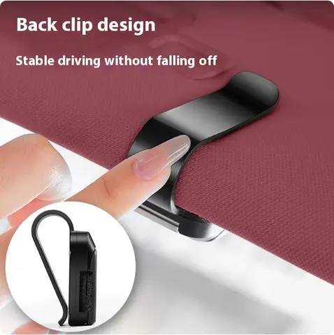 DAF XF 95 105 CF LF VAN용 자동차 인테리어 썬 바이저 안경 홀더 선글라스 클립