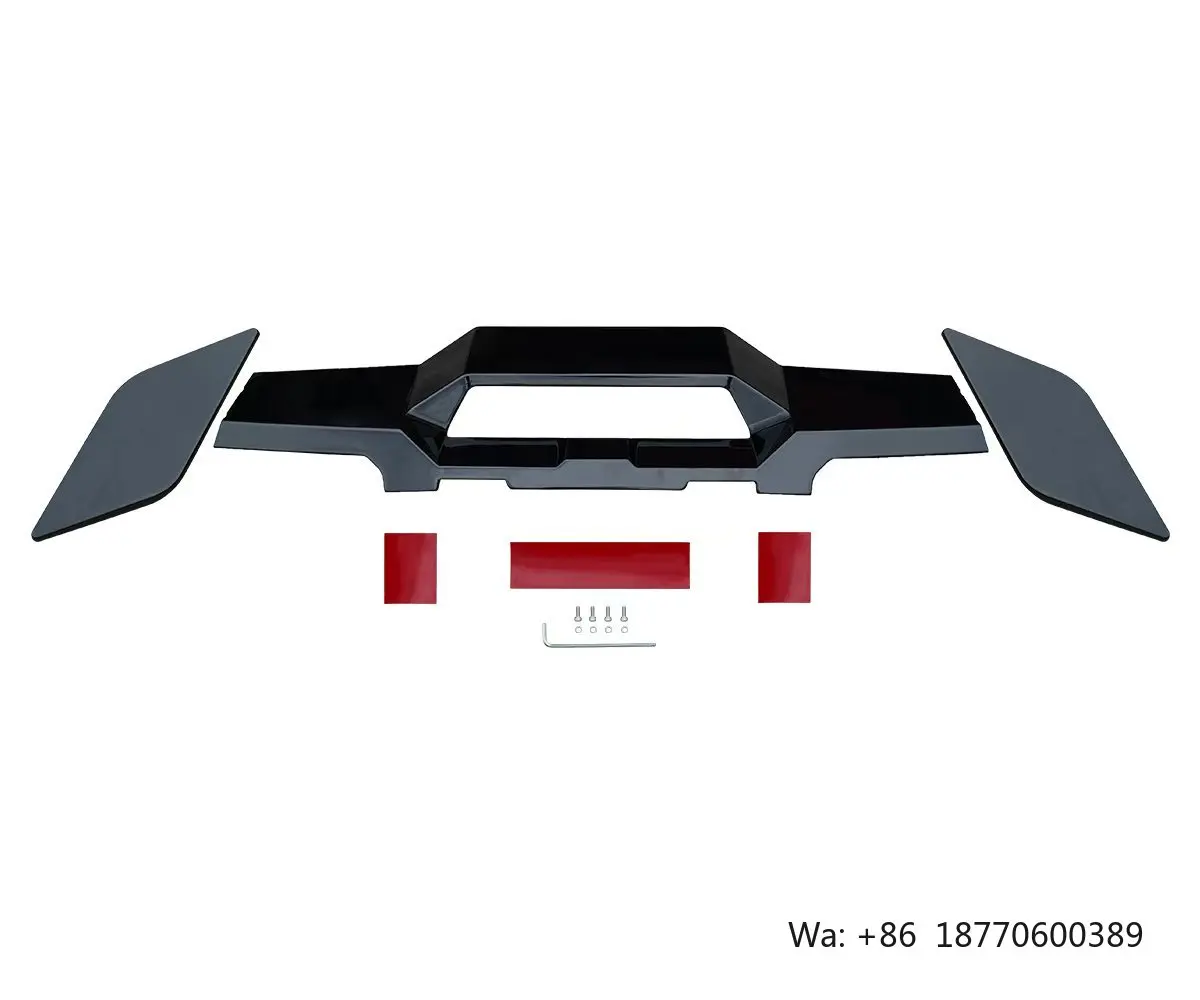 Fit JETOUR T2 Car Roof Wing Rear Spoiler Fixed Wing Rear Bumper Double ABS Plastic High Quality Sports