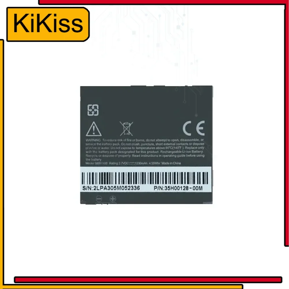 

Battery For HTC T8585 T8588 TOUCH HD2 LEO T9193 Leo 100 35h00128-00m BAS400 BB81100 1230mAh Mobile Phone Batteries