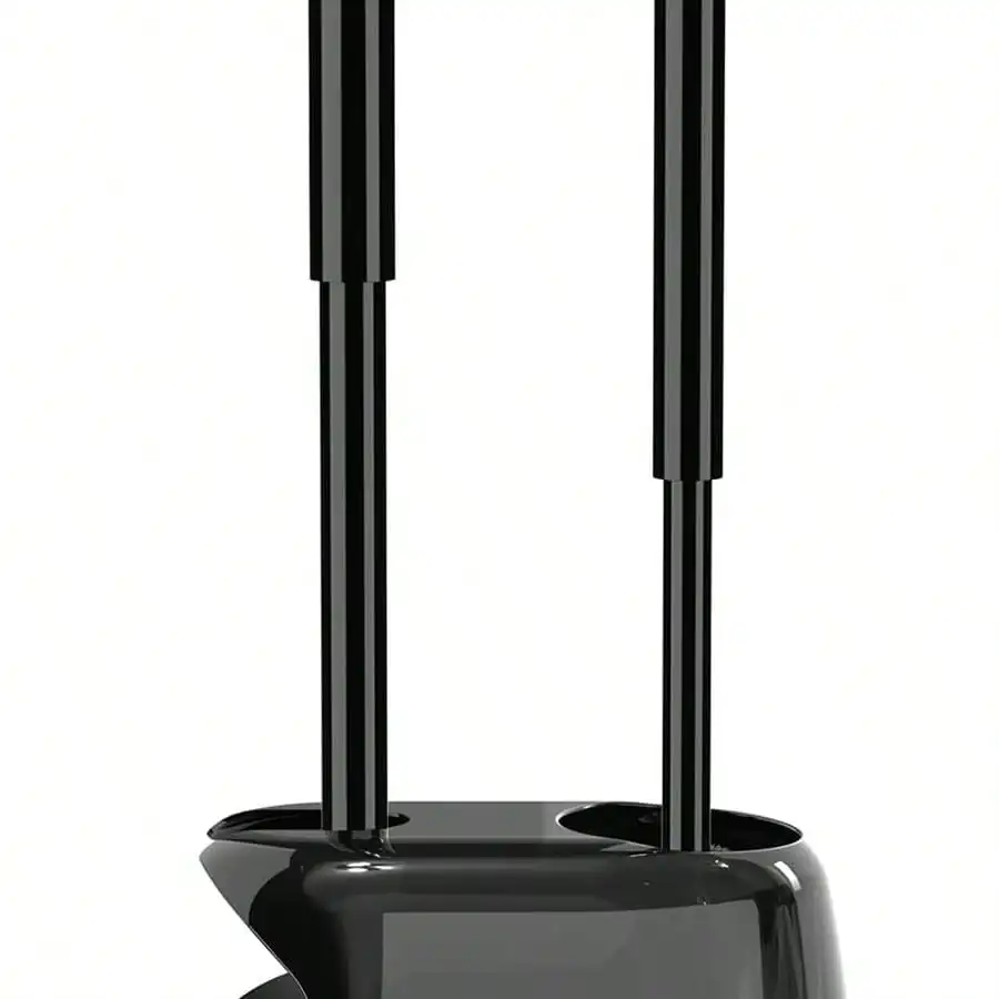 

2-In-1 Toilet Brush And Plunger Set With Holder - Heavy Duty Deep Cleaning Bathroom Essential