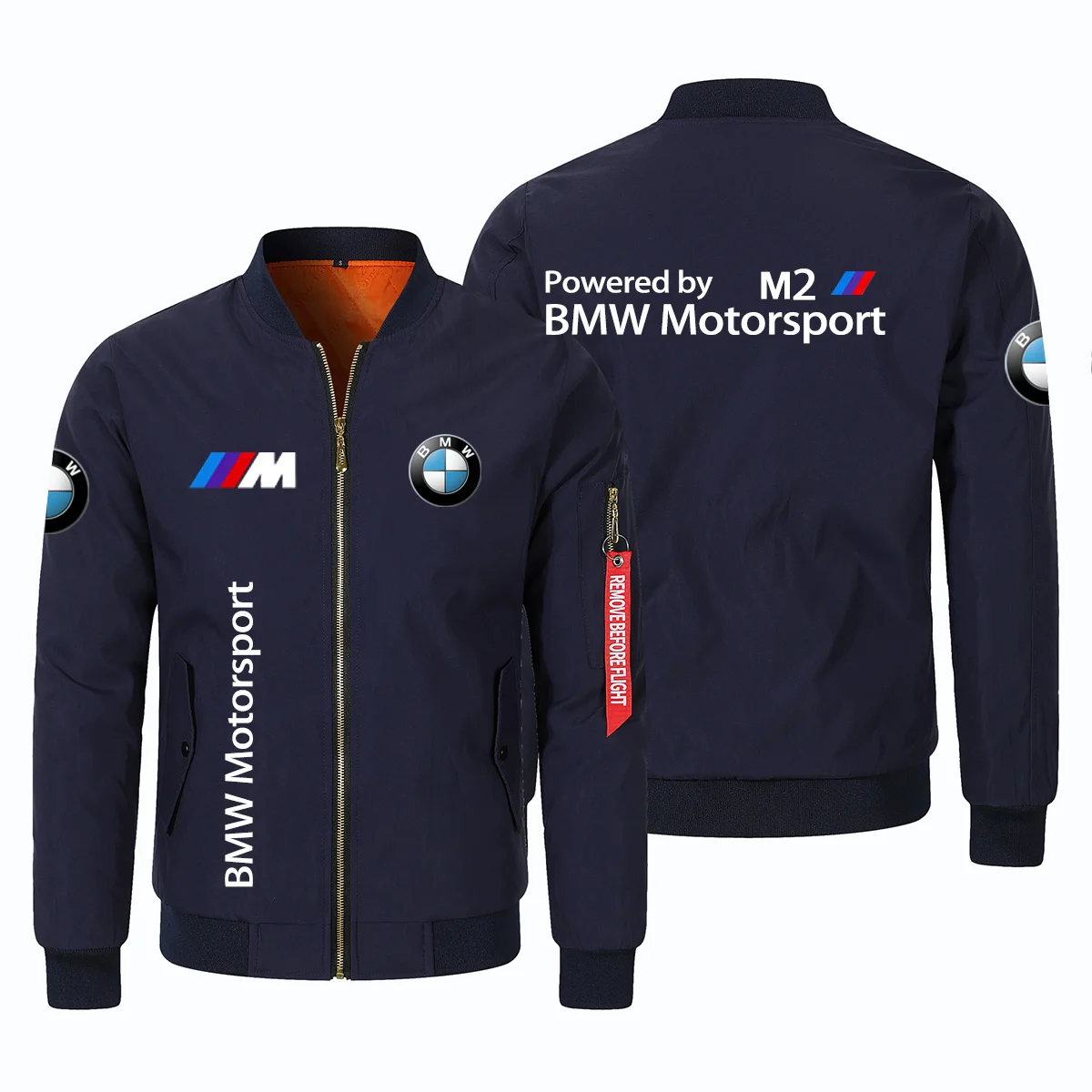 BMW Logo Motorcycle Jacket BMW Motorcycle Zipper Jacket BMW Printed Outdoor Warm Jacket Plus-Size Men's Winter Jacket 2025