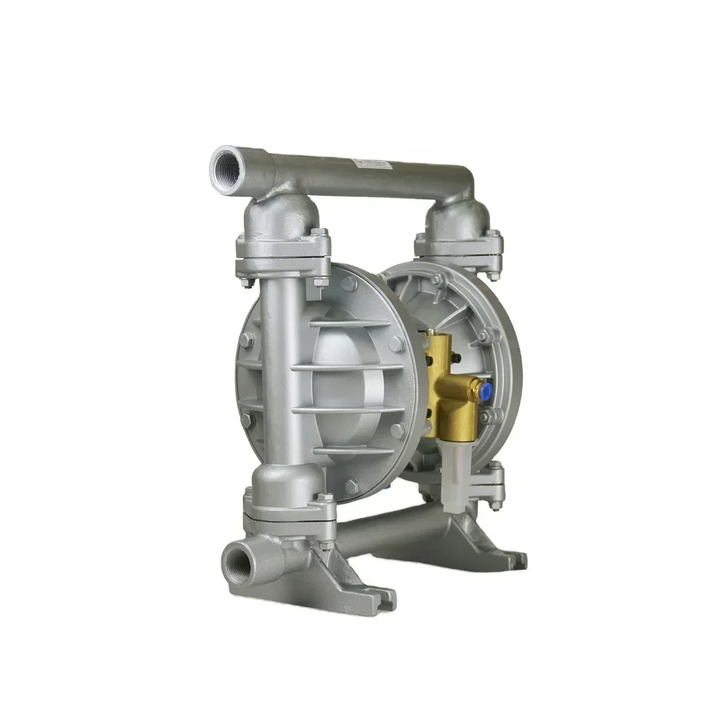 QBY-25 1 inch Stainless Steel PP Aluminum alloy Air Operated Driven Pneumatic Double Diaphragm Pump