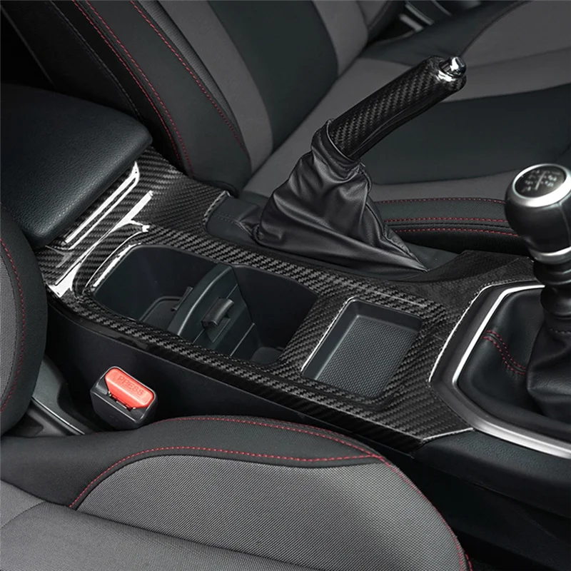 

Car Gear Shift Panel Trim Really Carbon Fiber Sticker For Subaru WRX STI 2022 2023 Spare Parts Decorative Strip