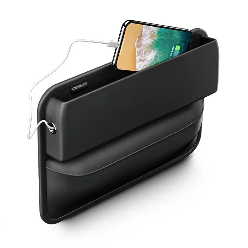 

22 JJ toolCar Mounted Stitched Leather Storage Box, Interior Center Console Decorative Items