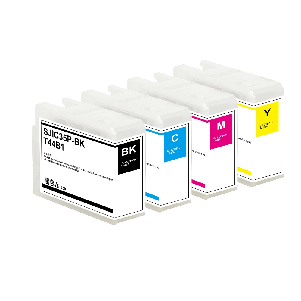 Imagem -02 - Epson Cor Etiqueta Impressora Sjic35p Cartucho de Tinta 80ml para Sjic35p Cw-c6000 C6500