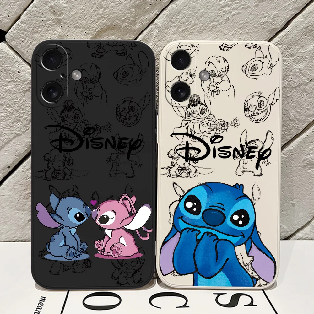 Cool Cartoon Stitch Disneys Phone Case For Oppo A60 A98 A78 A38 A18 A57 A76 A36 A96 A17 A74 A54 A94 A16 A15 A93 A92 4G 5G Cover