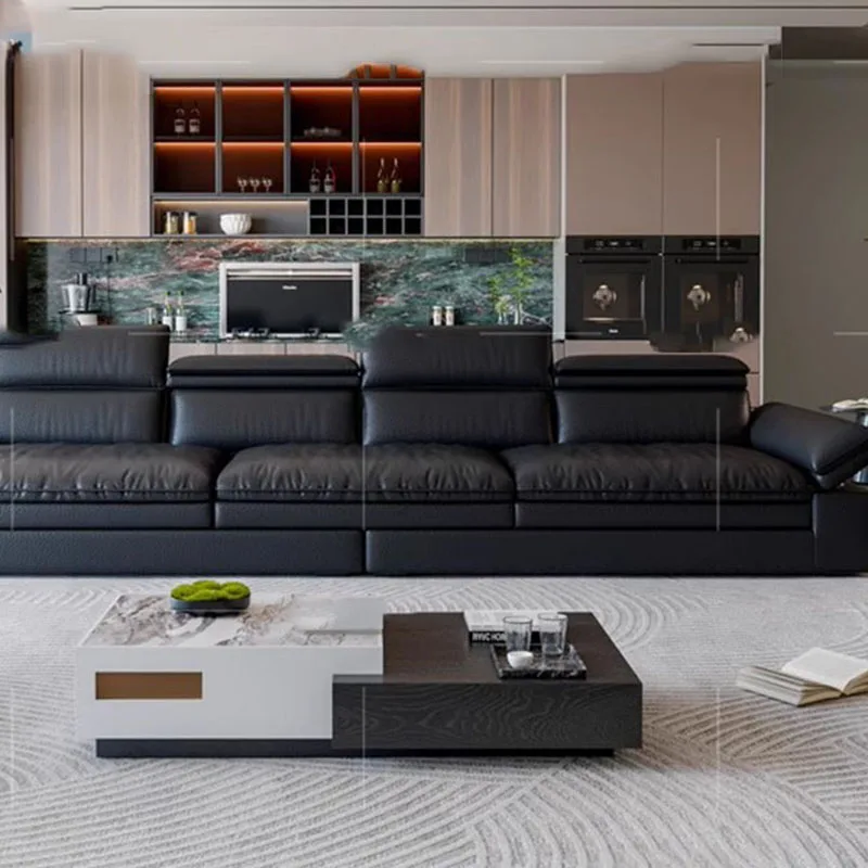 الجلود كسول أريكة في الهواء الطلق الاقسام غرفة نوم صالة كرسي غرفة المعيشة الأرائك الشمال الاسترخاء Sillon كاما مجموعات أثاث الحديقة #3