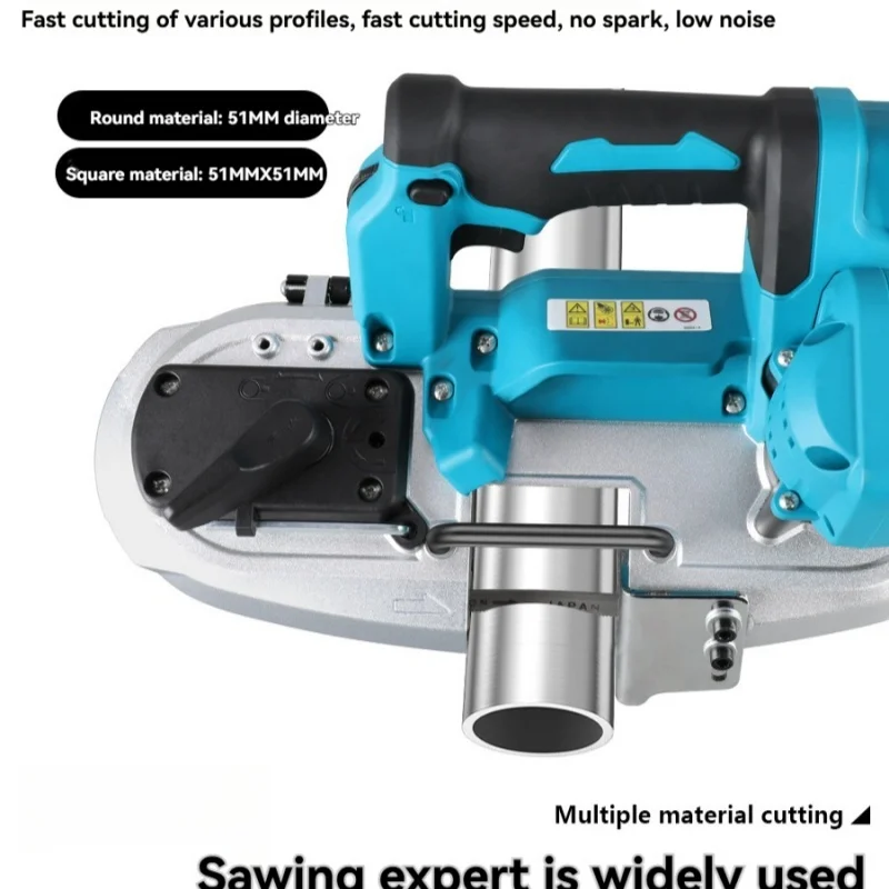 Lithium Ion Band Saw Brushless 21v Handheld Portable Wireless Band Saw Machine For Cutting Metal Wood Lithium Wire Saw