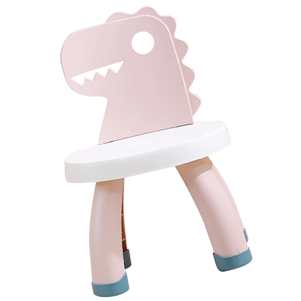 Kleine stoel voor kinderen Dinosaurus Kinderstoelen Peuters Gele vloermat Pvc Party Baby