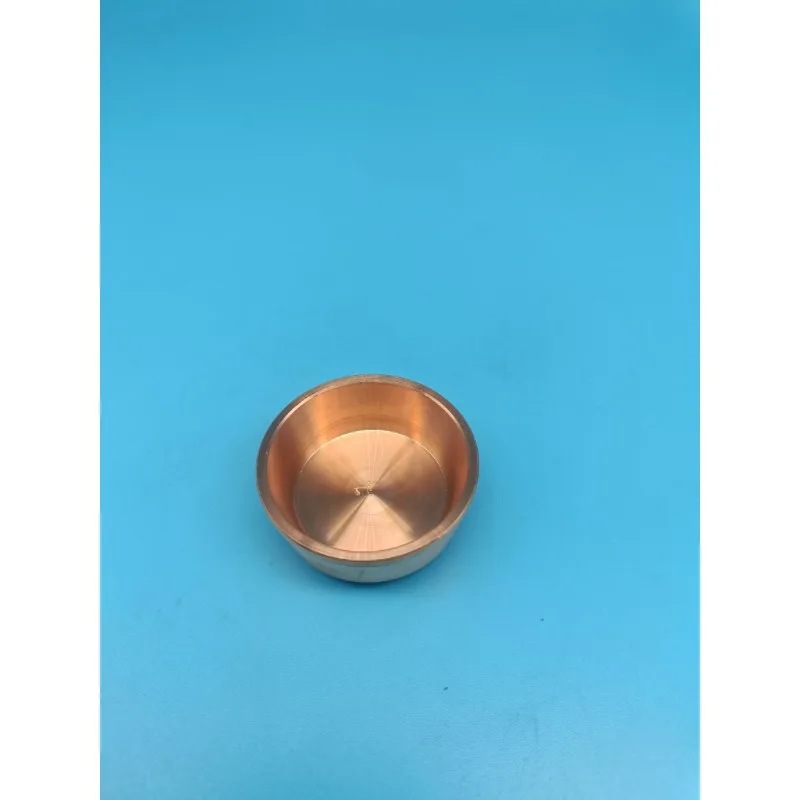 Oxygen Free Copper Crucible B14-0112-1 40x17mm Wall 2mm Liner Crucible Spare Part For Vacuum Coating Machine