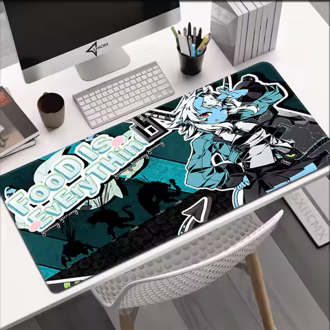 ZZZ Soukaku Mouse Pad Gaming Zenless Zone Zero Computer Accessories Mousepad Large XXL Stitch Edge Natural Rubber Keyboard Mat