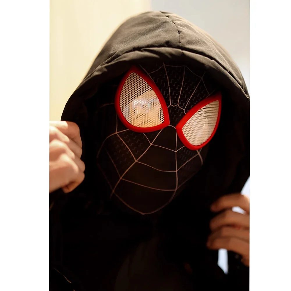 スーパーヒーロー映画 ハンサムなスパイダーマン グウェン ドレスアップ小道具 コスプレ フェイスマスク アメイジングスパイダーマン マイルズ ドレスアップ ヘッドセット 大人用マスク