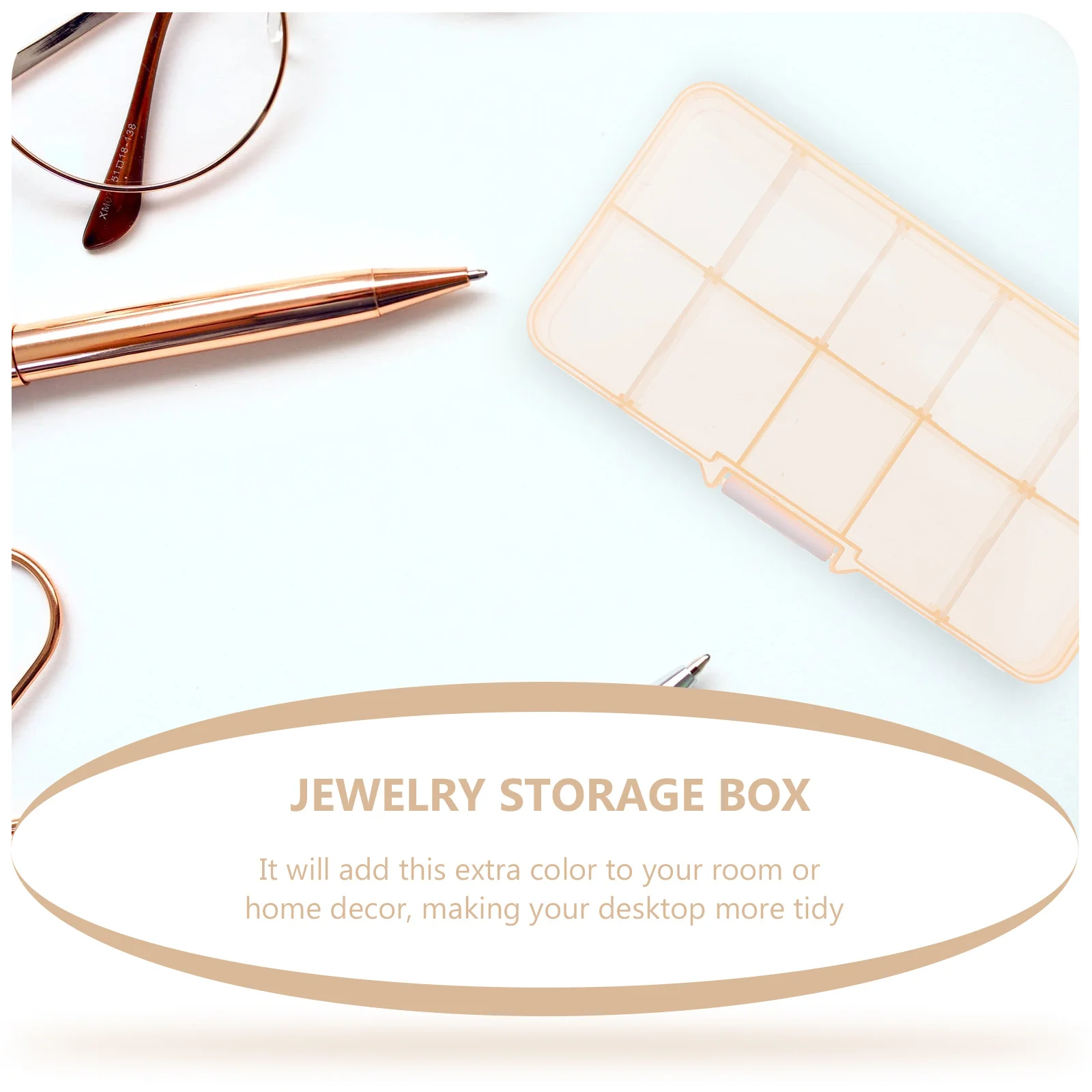 

Коробка для хранения ювелирных изделий, прозрачный органайзер с несколькими отделениями для ожерелья, серег, колец, подвески, витрины для ювелирных изделий