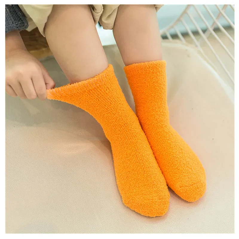 Thicken Baby Kids Long Socks Autumn Winter School Thermal Socks Warm Boy Girls Floor Sock Children Clothing Accessories