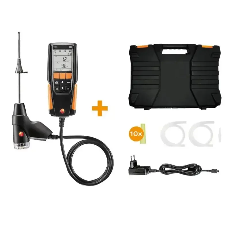 Testo 310 Residential Combustion Analyzer Kit 0563 3100 Residential Smoke Analyzer