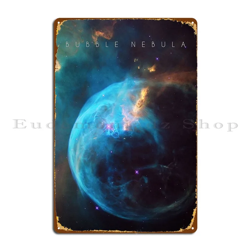 Bubble Nebula Metal Sign Iron Club Customize Party Wall Decor Tin Sign Poster